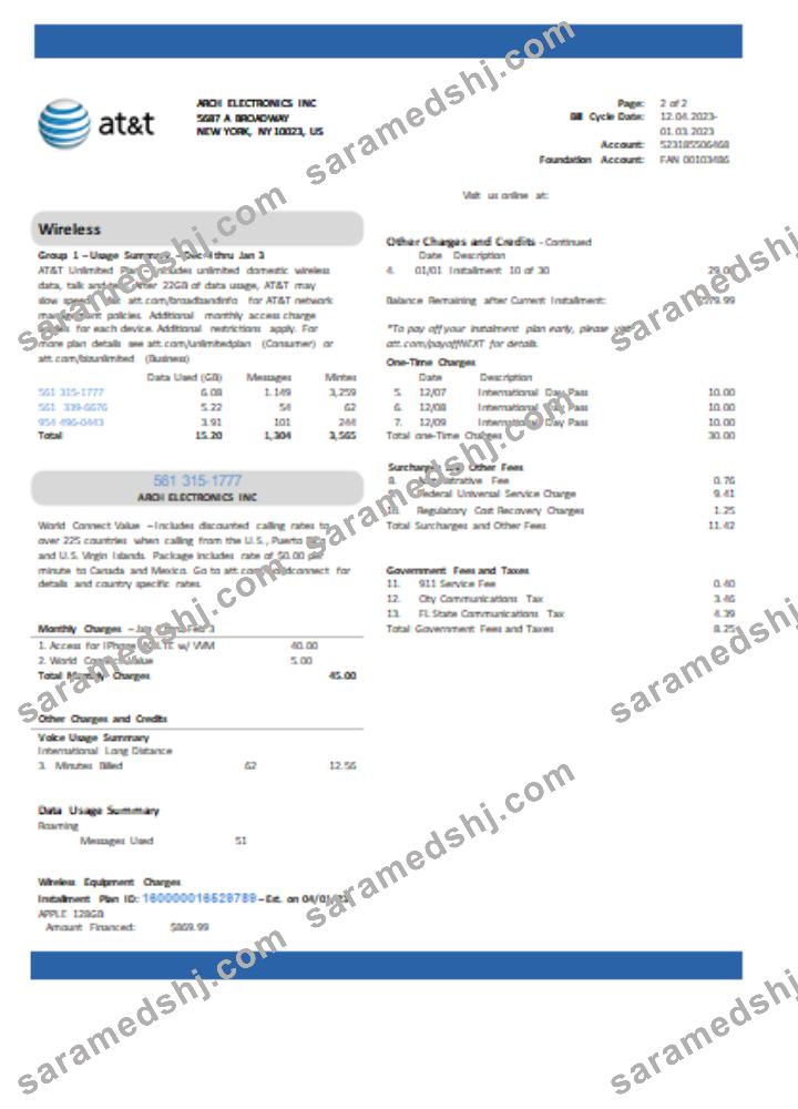 Texas AT&T telecommunications utility business bill,  page 2, SCR